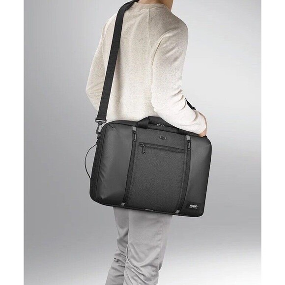 Solo New York Highpass Hybrid Briefcase Backpack NWT - Picture 8 of 13